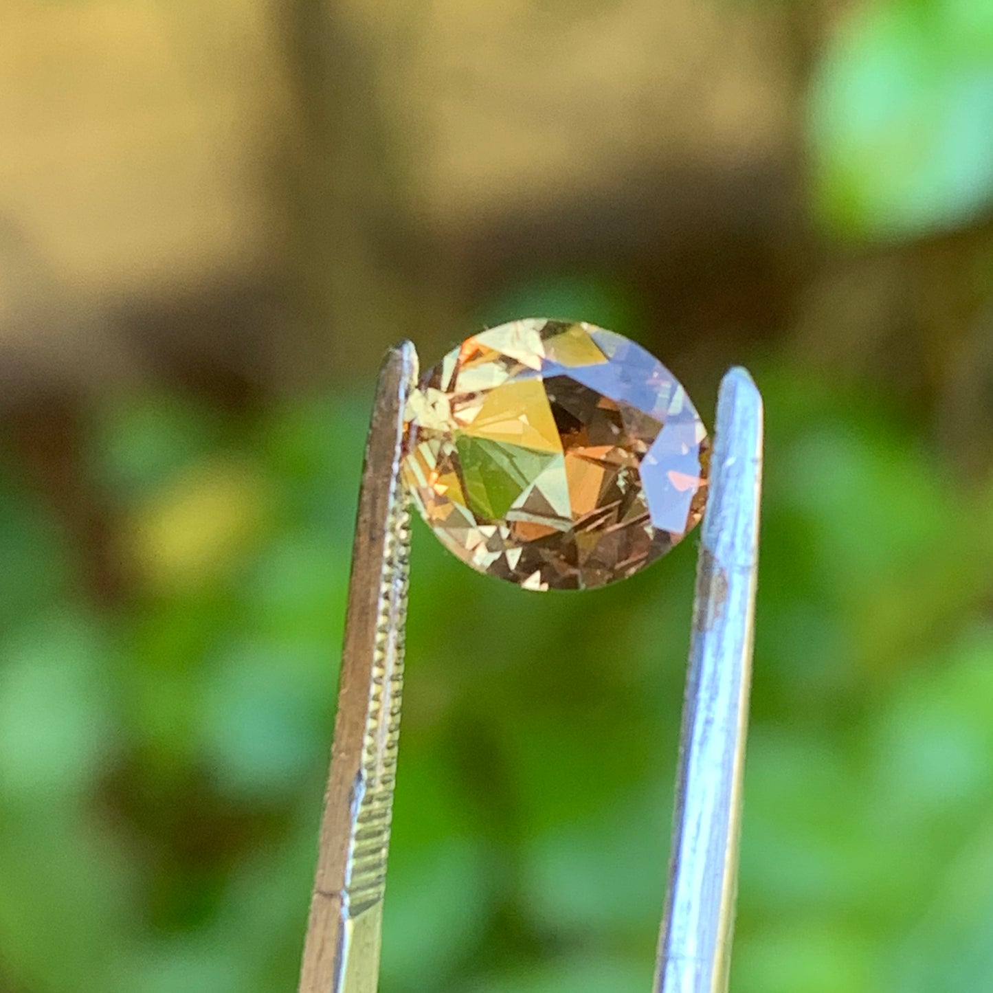 1.24ct Orange Oval Sapphire - Unheated