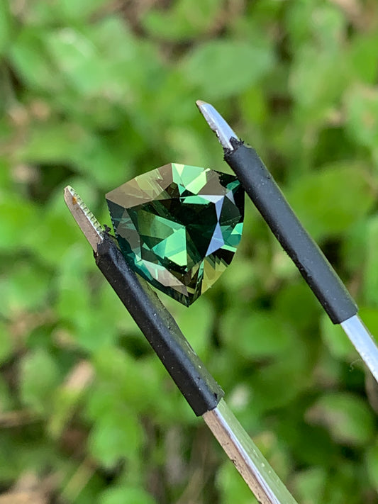 3.7ct Trillion Cut parti Sapphire