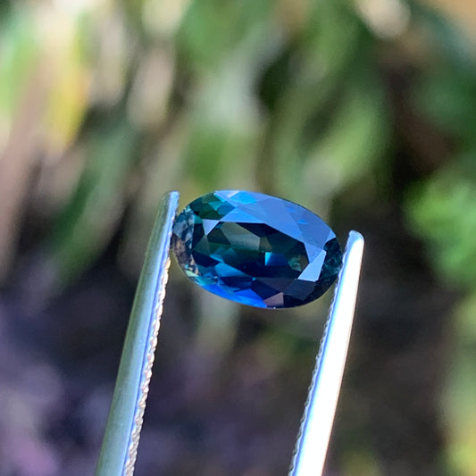 2.1ct Teal oval Australian Sapphire - unheated