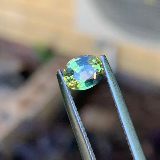 0.96ct Oval Parti yellow Australian Sapphire
