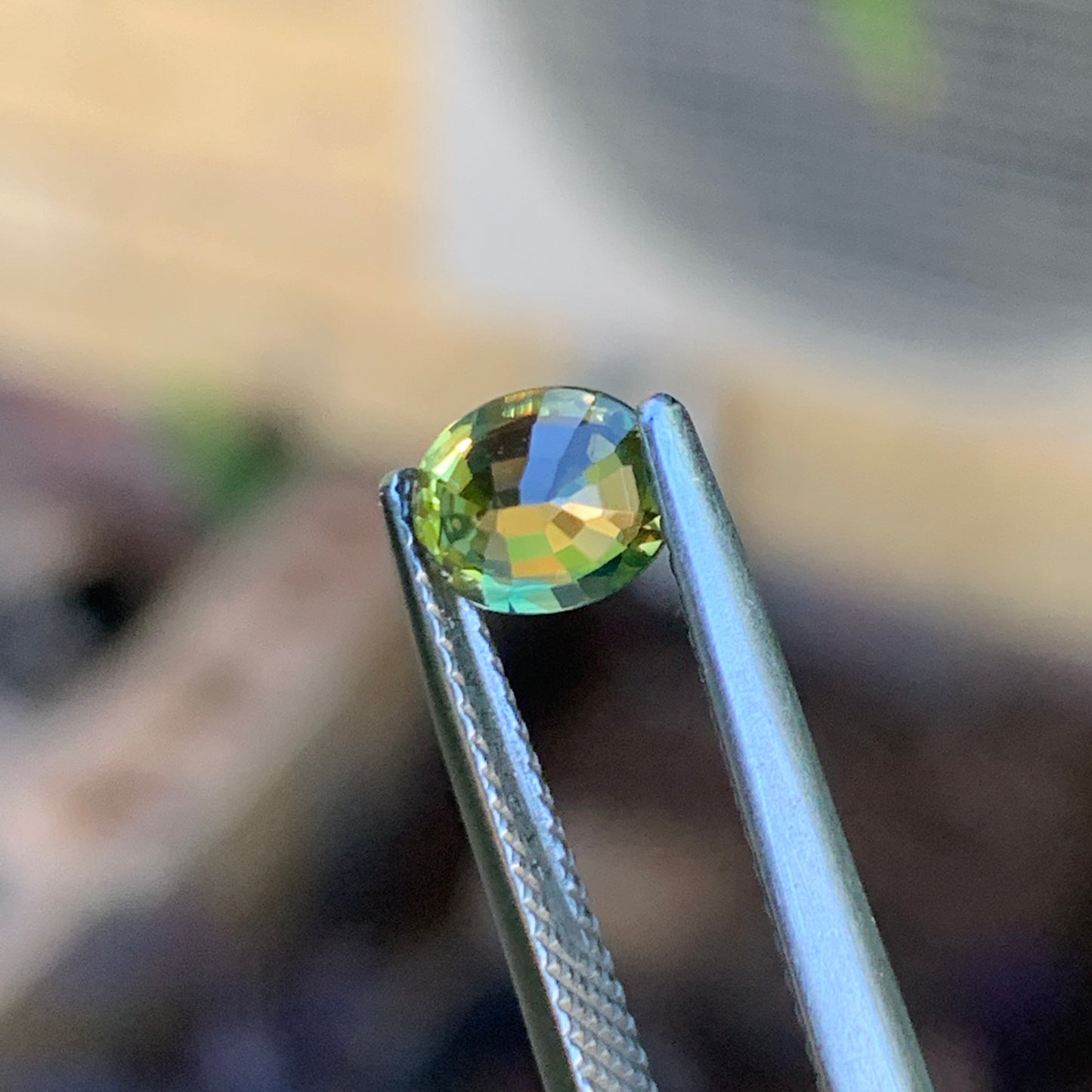 0.96ct Oval Parti yellow Australian Sapphire