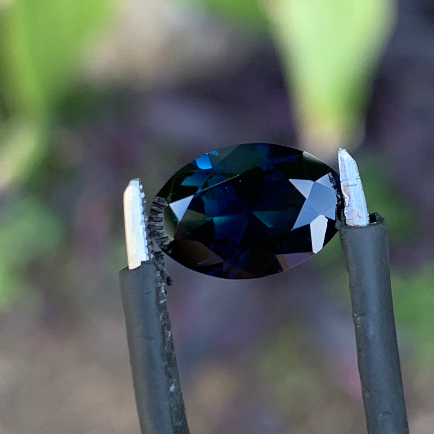 2.42ct Oval Dark Blue Australian Sapphire