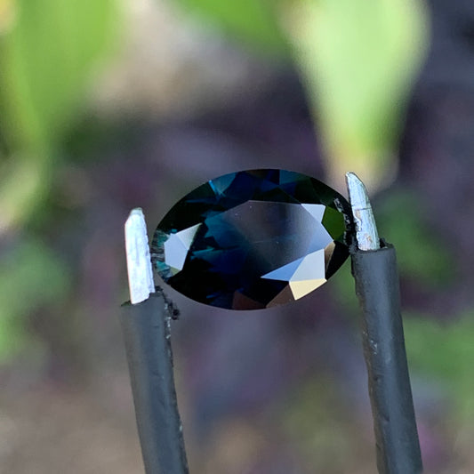 2.42ct Oval Dark Blue Australian Sapphire