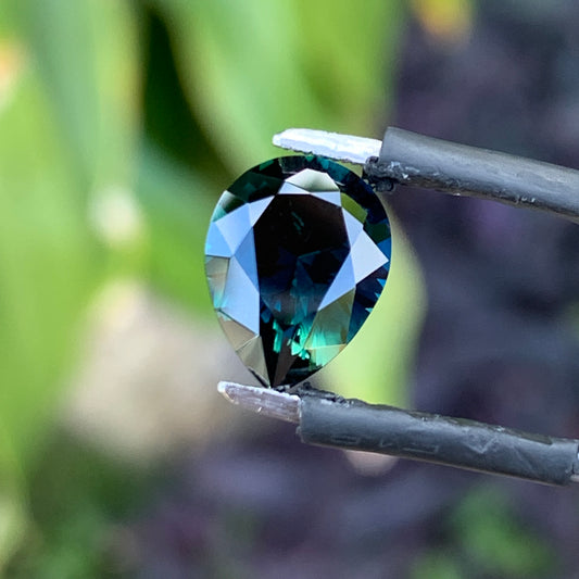 2.7ct Pear shape Blue Australian sapphire