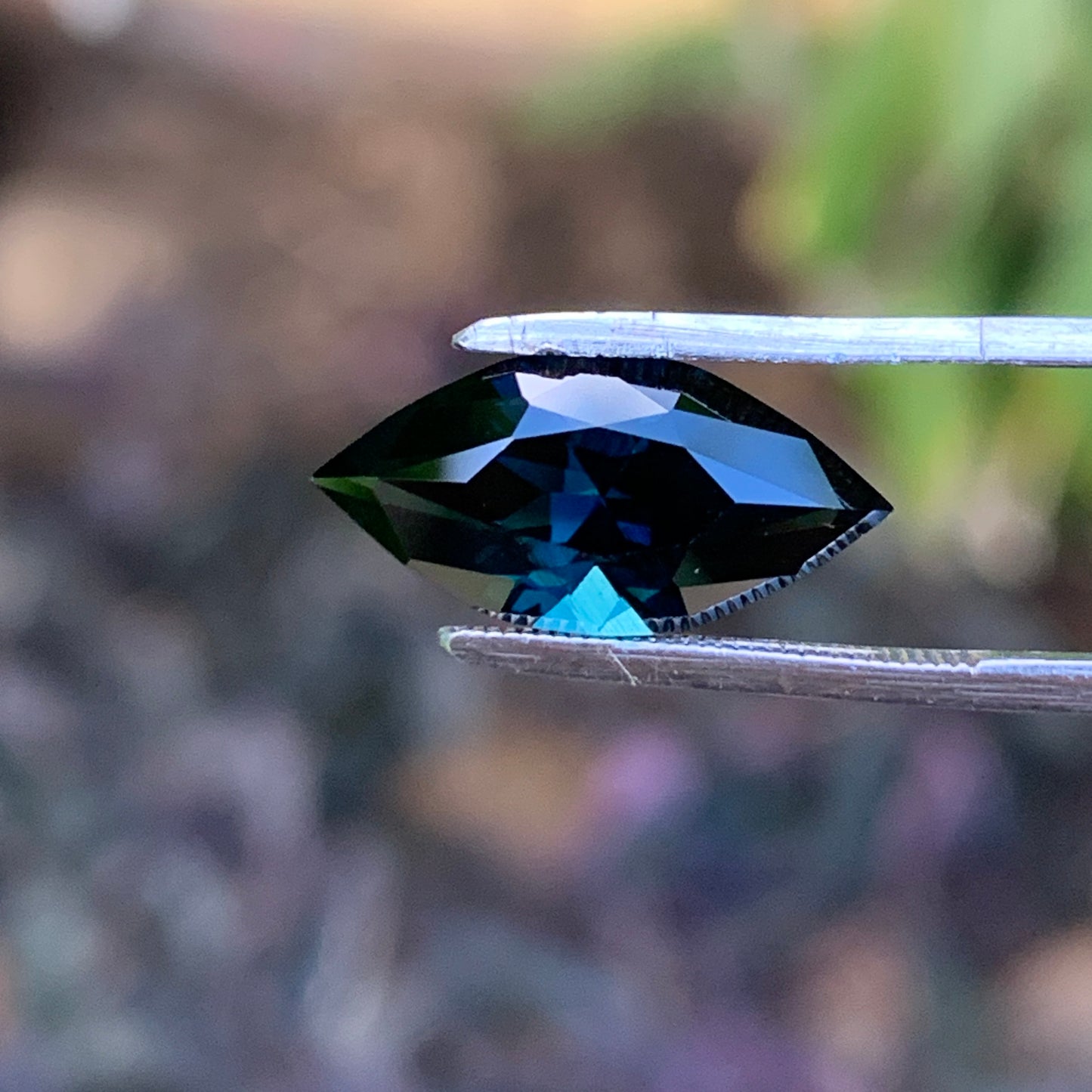 3.6ct Marquise Cut Blue Sapphire