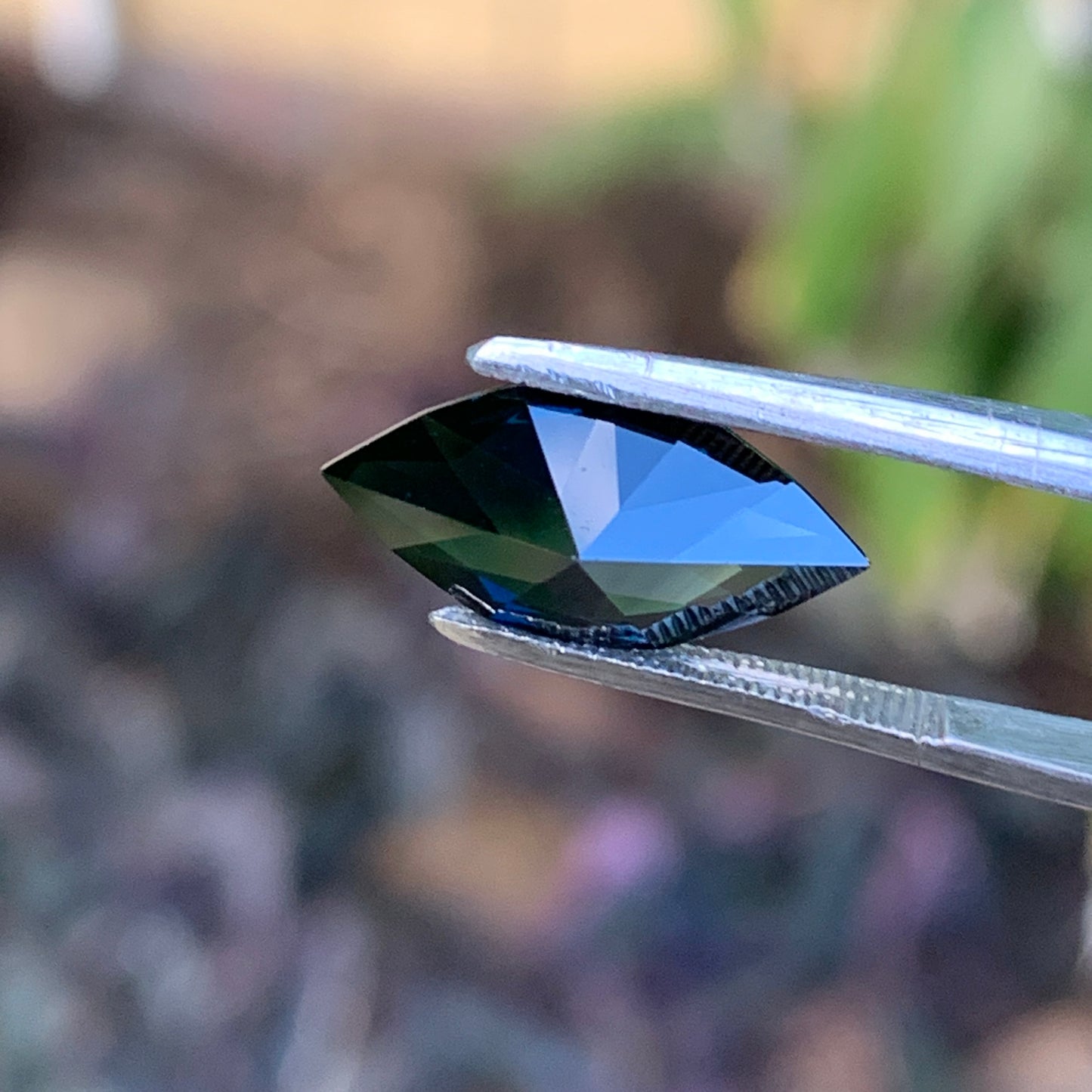 3.6ct Marquise Cut Blue Sapphire