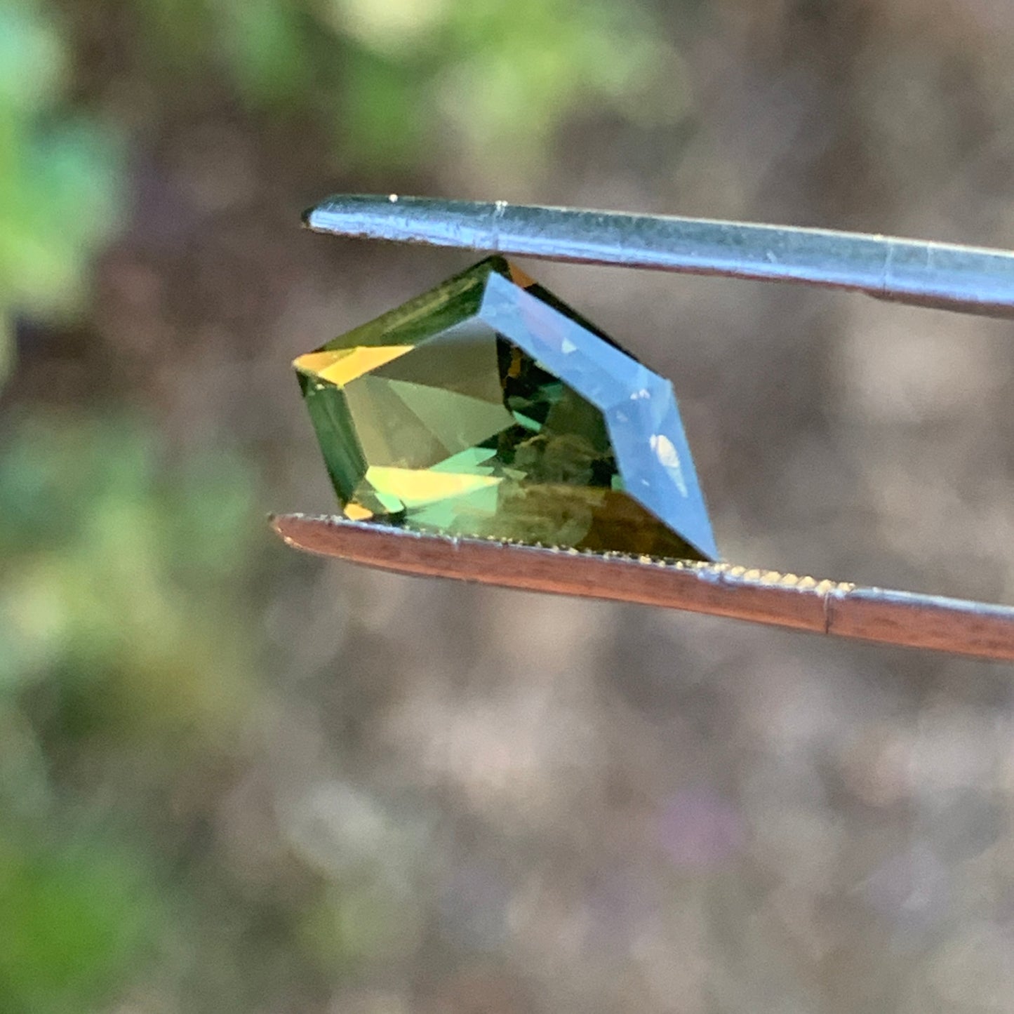 2.12ct Freeform Green - Australian Sapphire