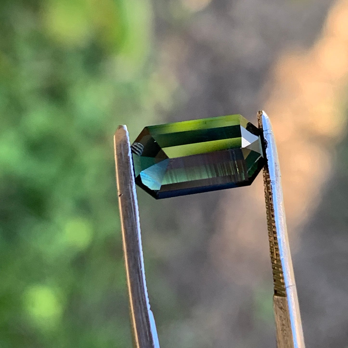 2.41ct Dark Blue Emerald Cut Australian Sapphire