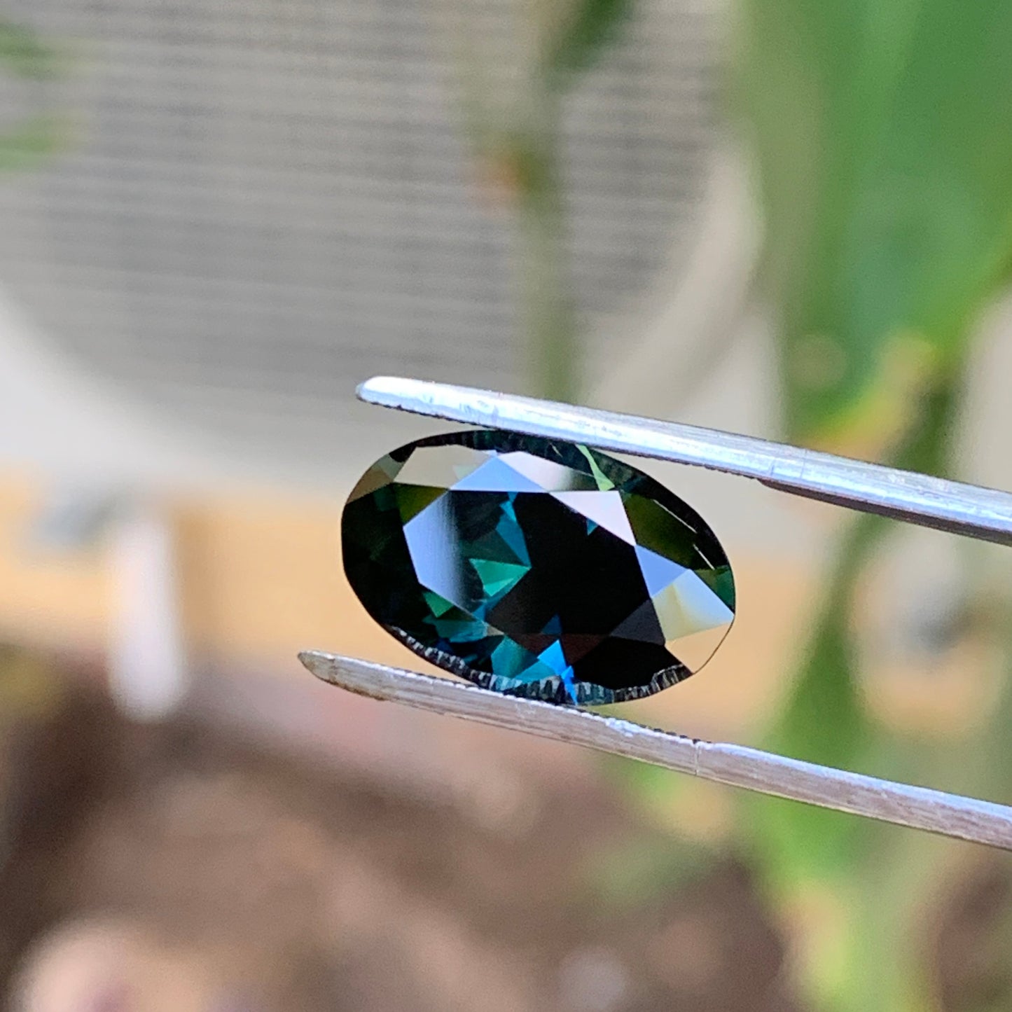 5.41ct midnight blue oval australian sapphire