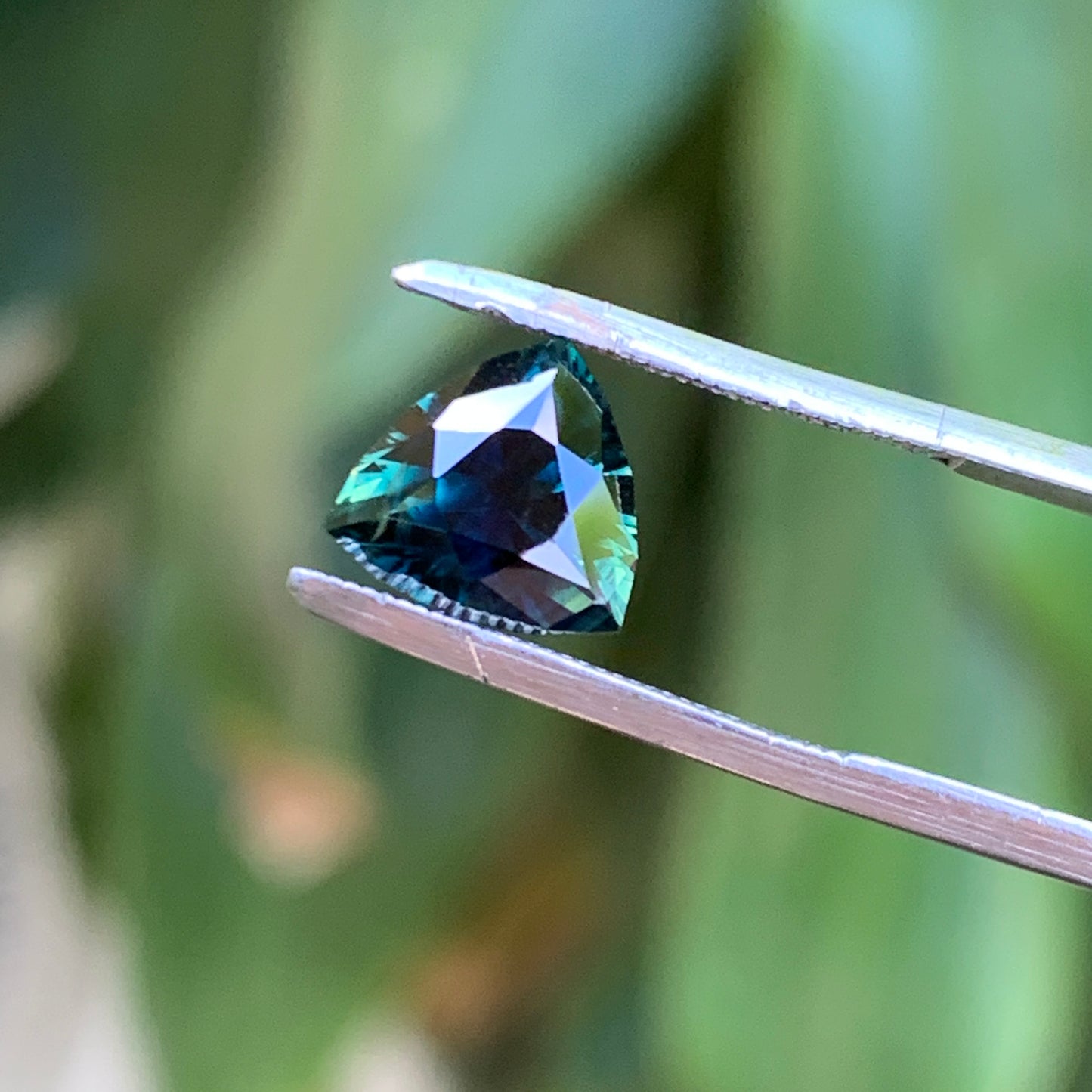 1.5ct Trillion Midnight Blue - Australian Sapphire - unheated