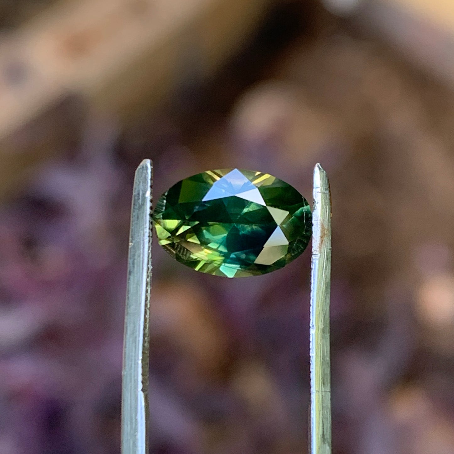 2.28ct Australian Parti Oval Sapphire - unheated
