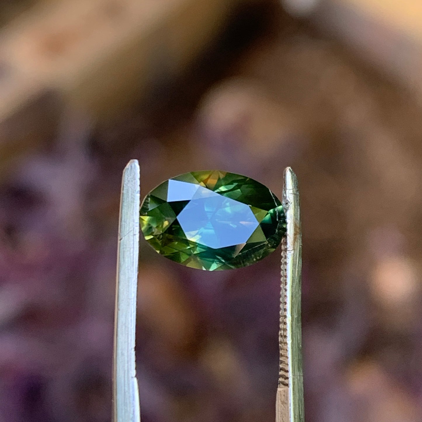 2.28ct Australian Parti Oval Sapphire - unheated