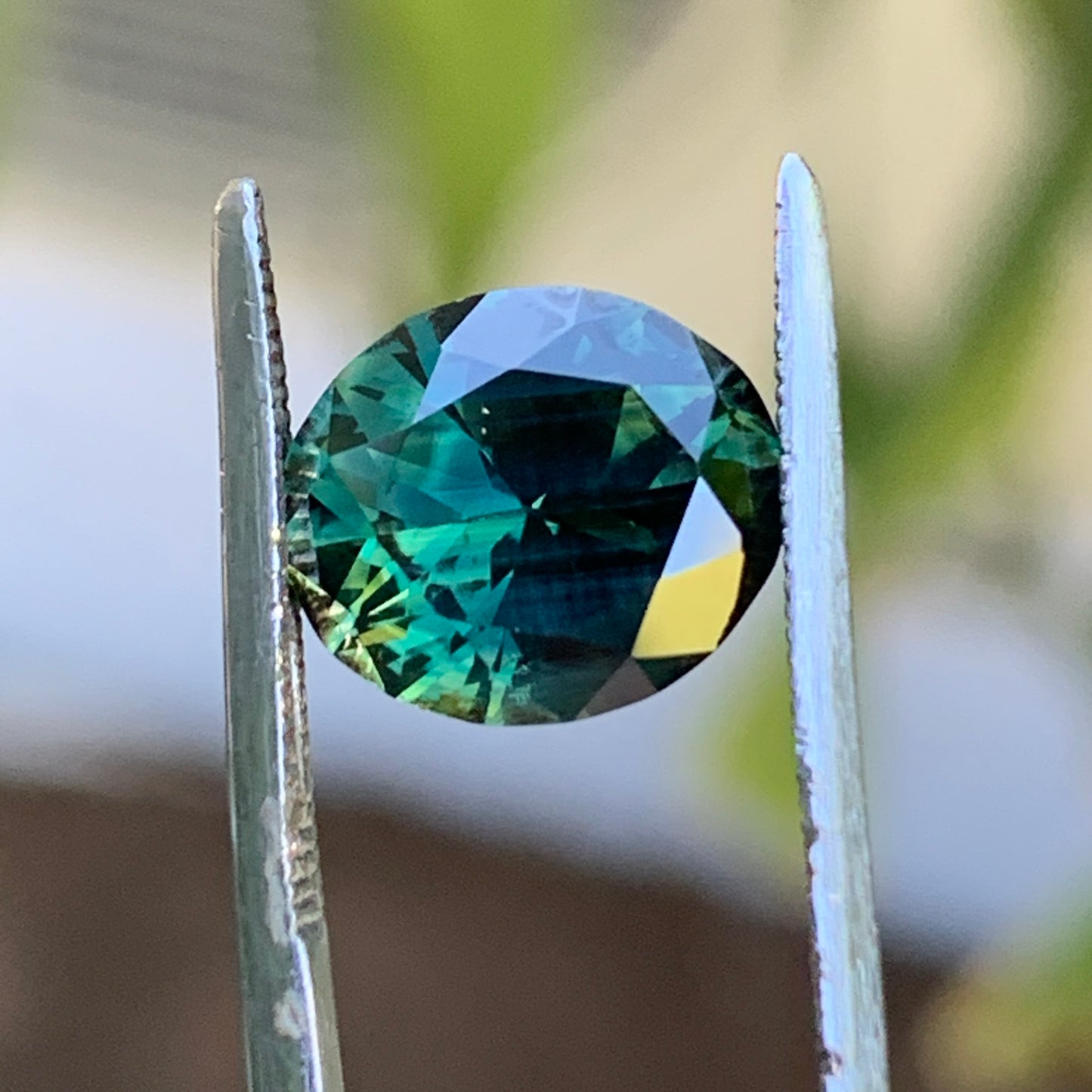 2.55 Teal Oval Australian Sapphire - unheated