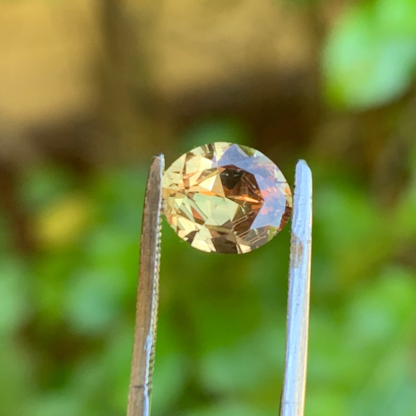 1.24ct Orange Oval Sapphire - Unheated