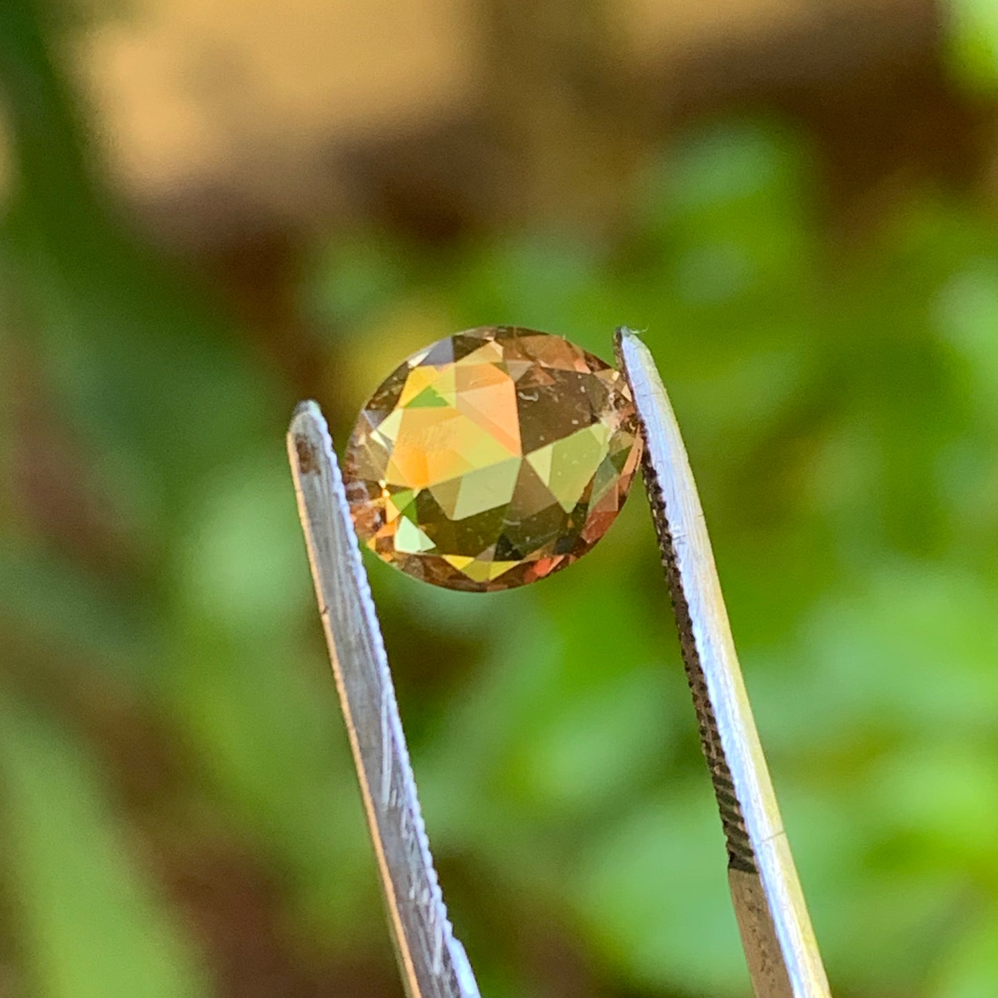 1.24ct Orange Oval Sapphire - Unheated