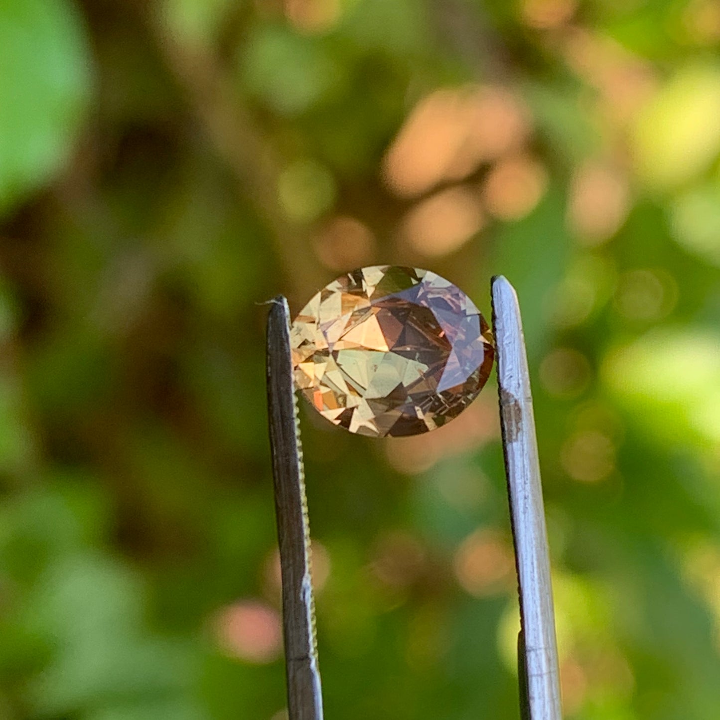 1.24ct Orange Oval Sapphire - Unheated