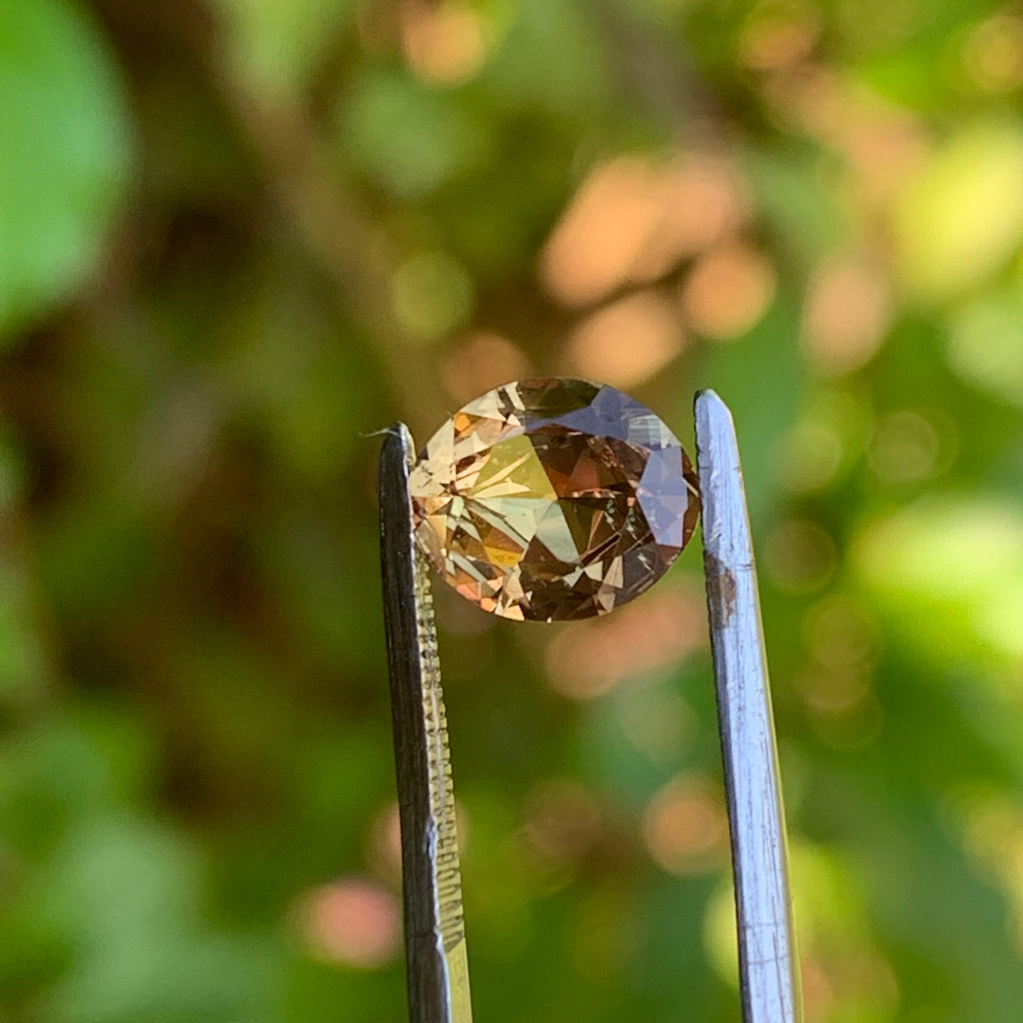 1.24ct Orange Oval Sapphire - Unheated