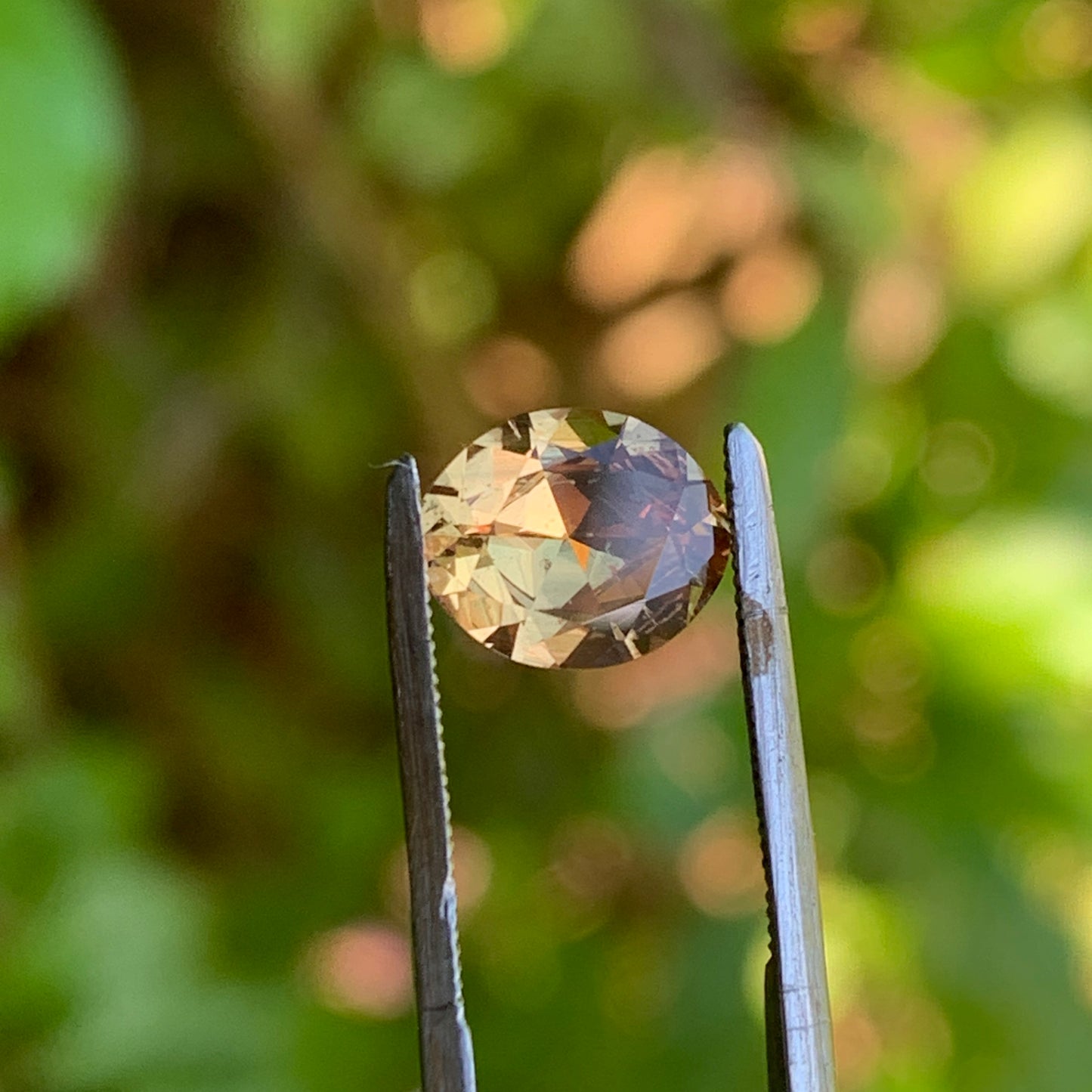 1.24ct Orange Oval Sapphire - Unheated