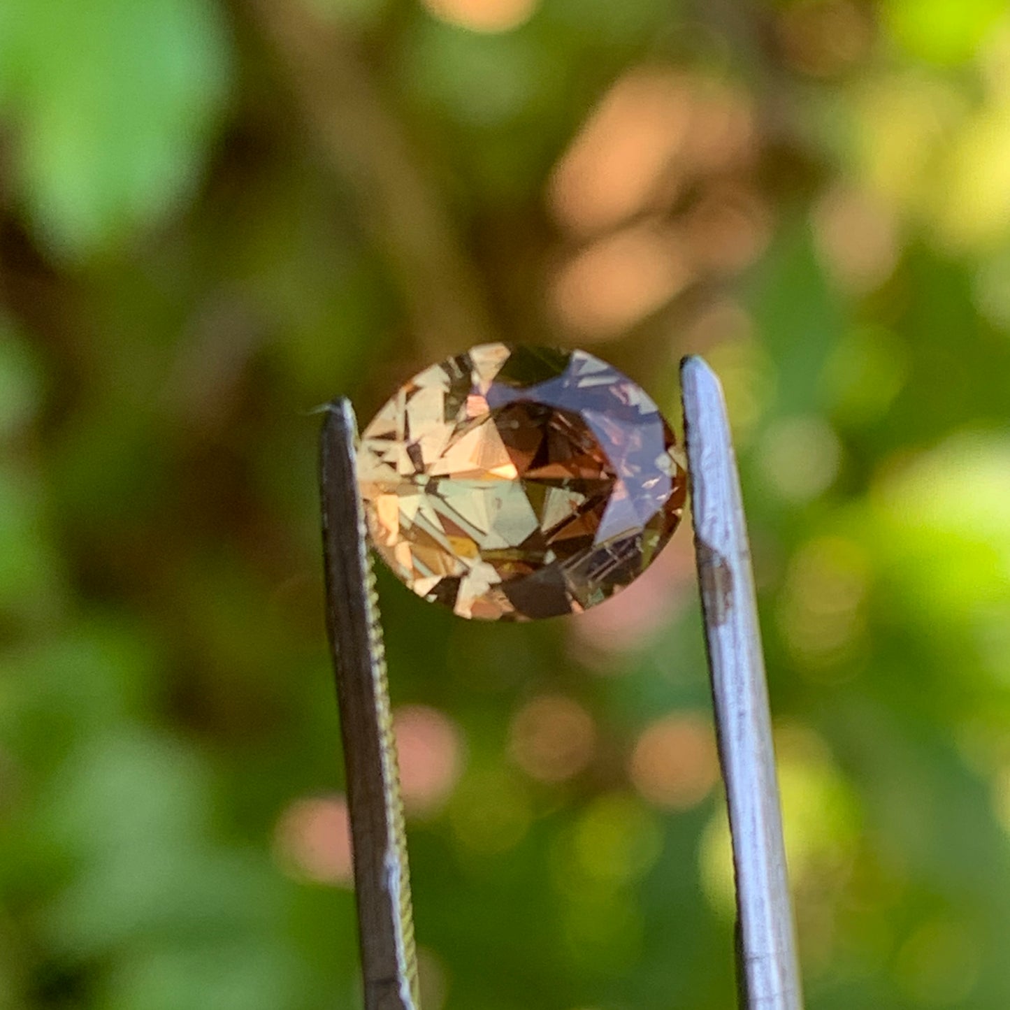 1.24ct Orange Oval Sapphire - Unheated