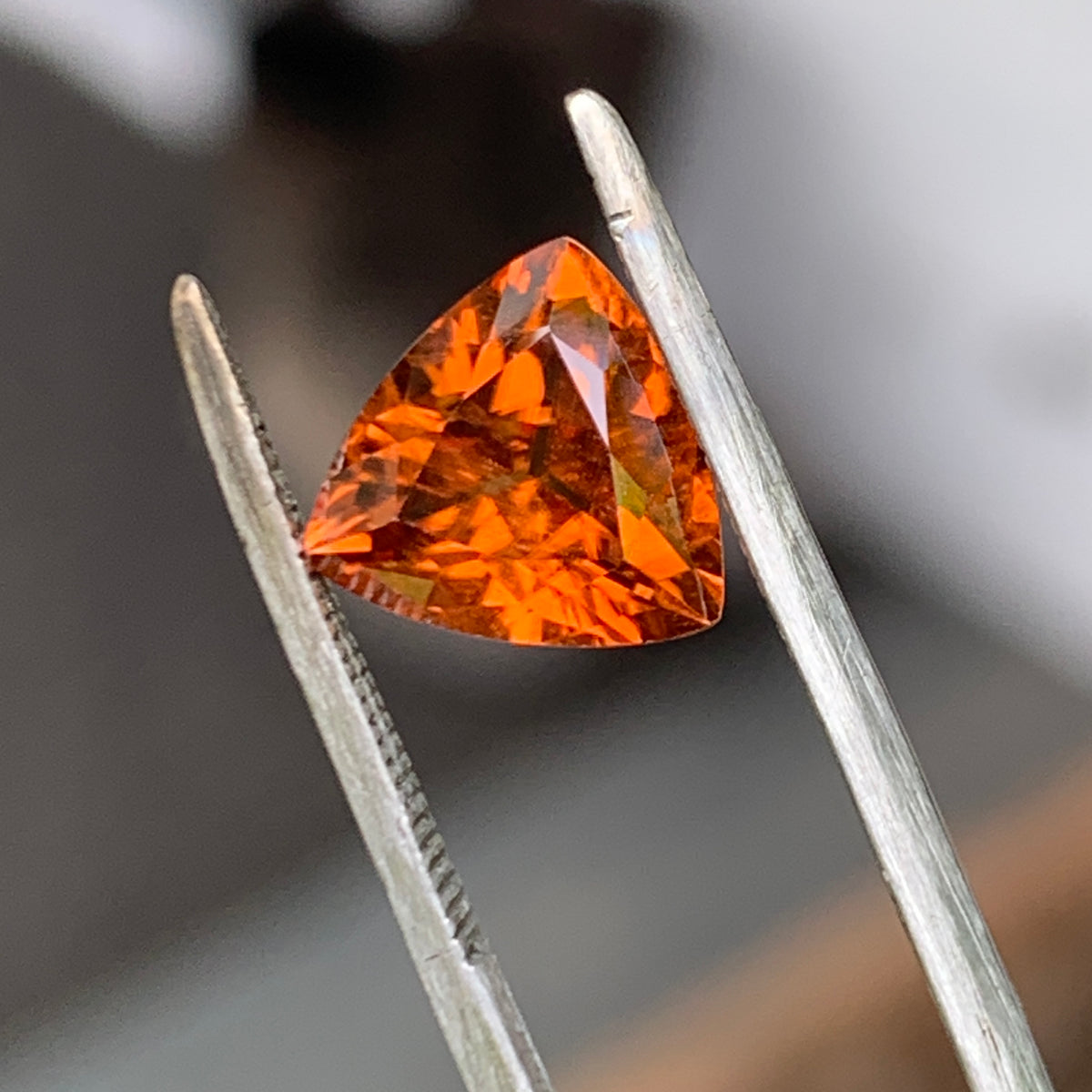 2.18ct Australian Zircon trilliant