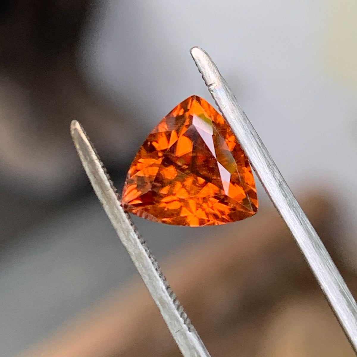 2.18ct Australian Zircon trilliant