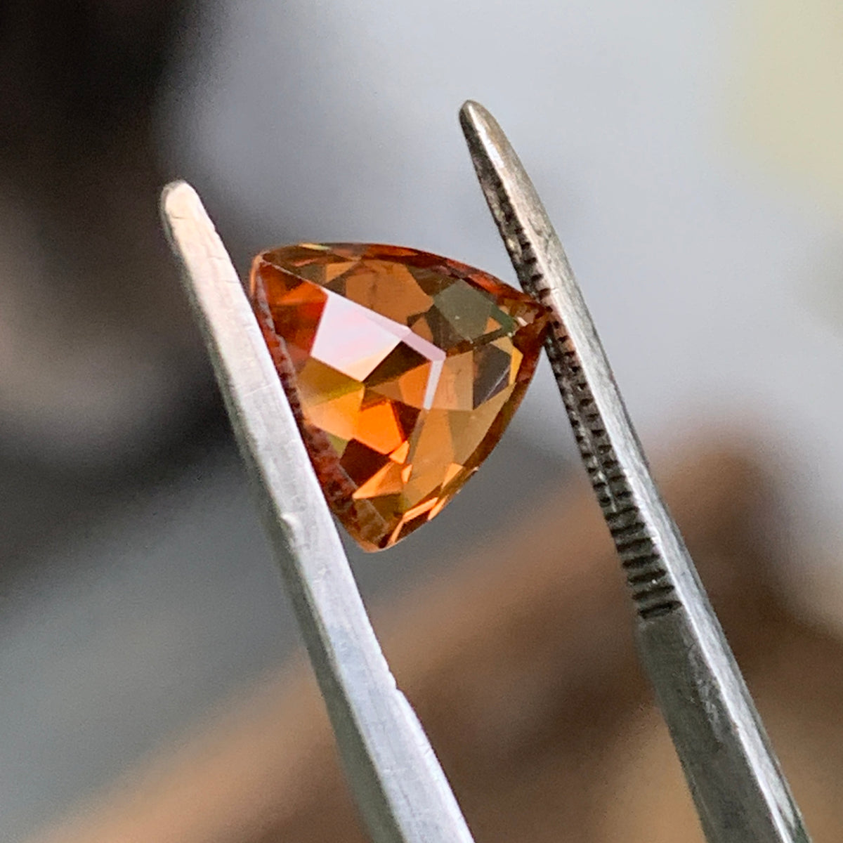 2.18ct Australian Zircon trilliant