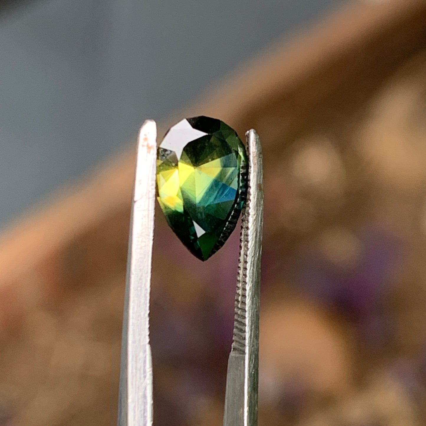 1.62ct Parti Pear - Australian Sapphire unheated