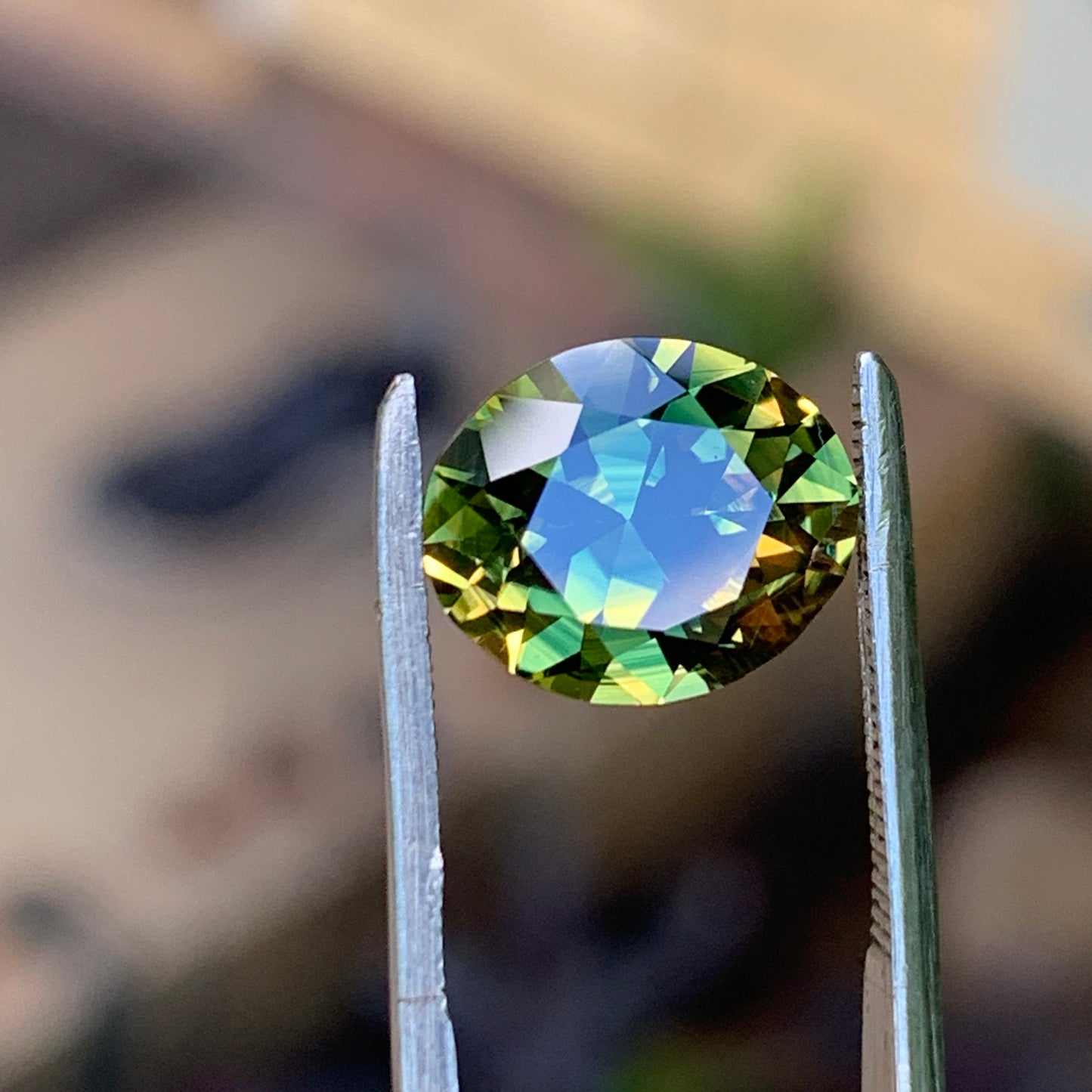 3.54ct Oval Parti Sapphire - Australian