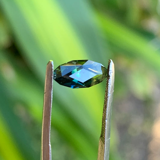 1.2ct Teal Oval Australian Sapphire