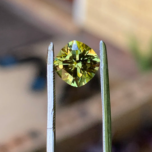 1.75ct yellow cushion Australian Sapphire - unheated