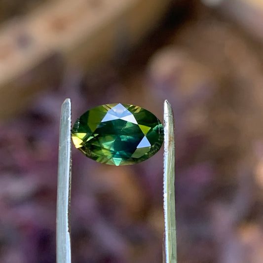 2.28ct Australian Parti Oval Sapphire - unheated