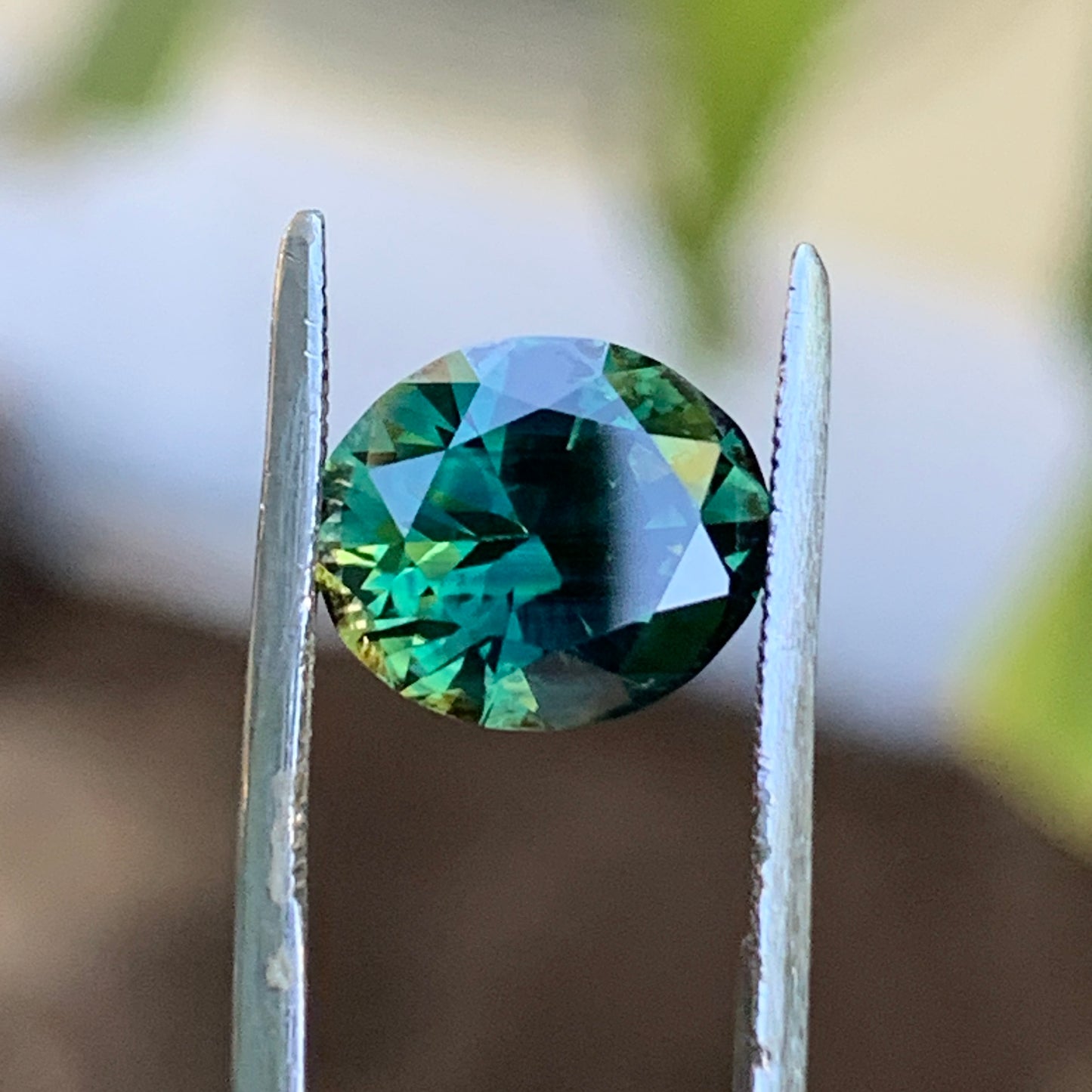 2.55 Teal Oval Australian Sapphire - unheated