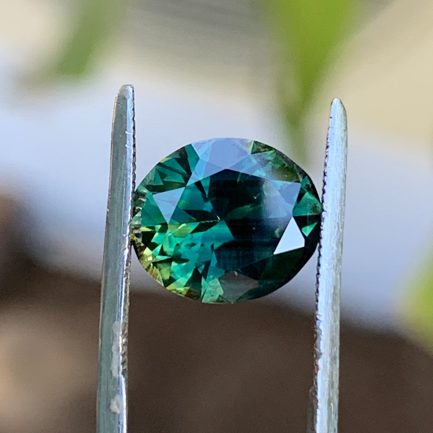 2.55 Teal Oval Australian Sapphire - unheated