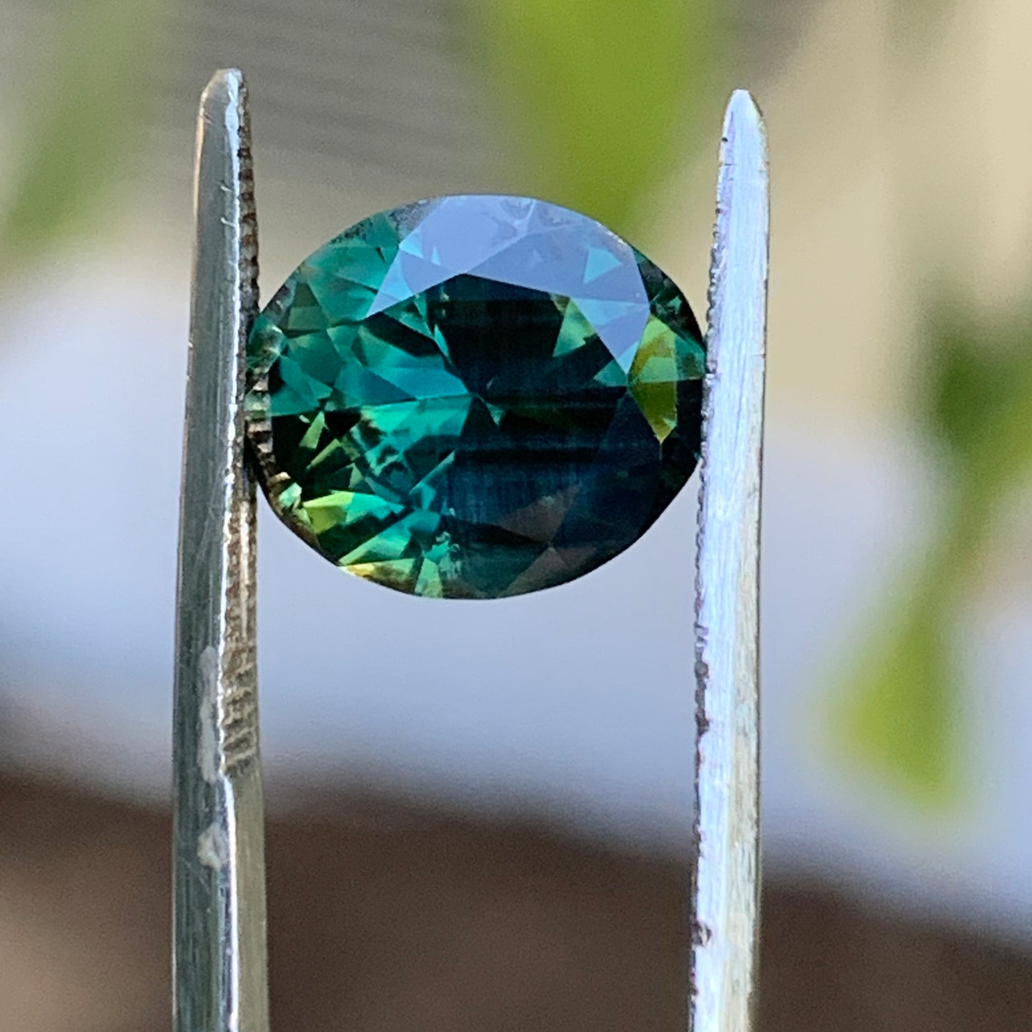2.55 Teal Oval Australian Sapphire - unheated
