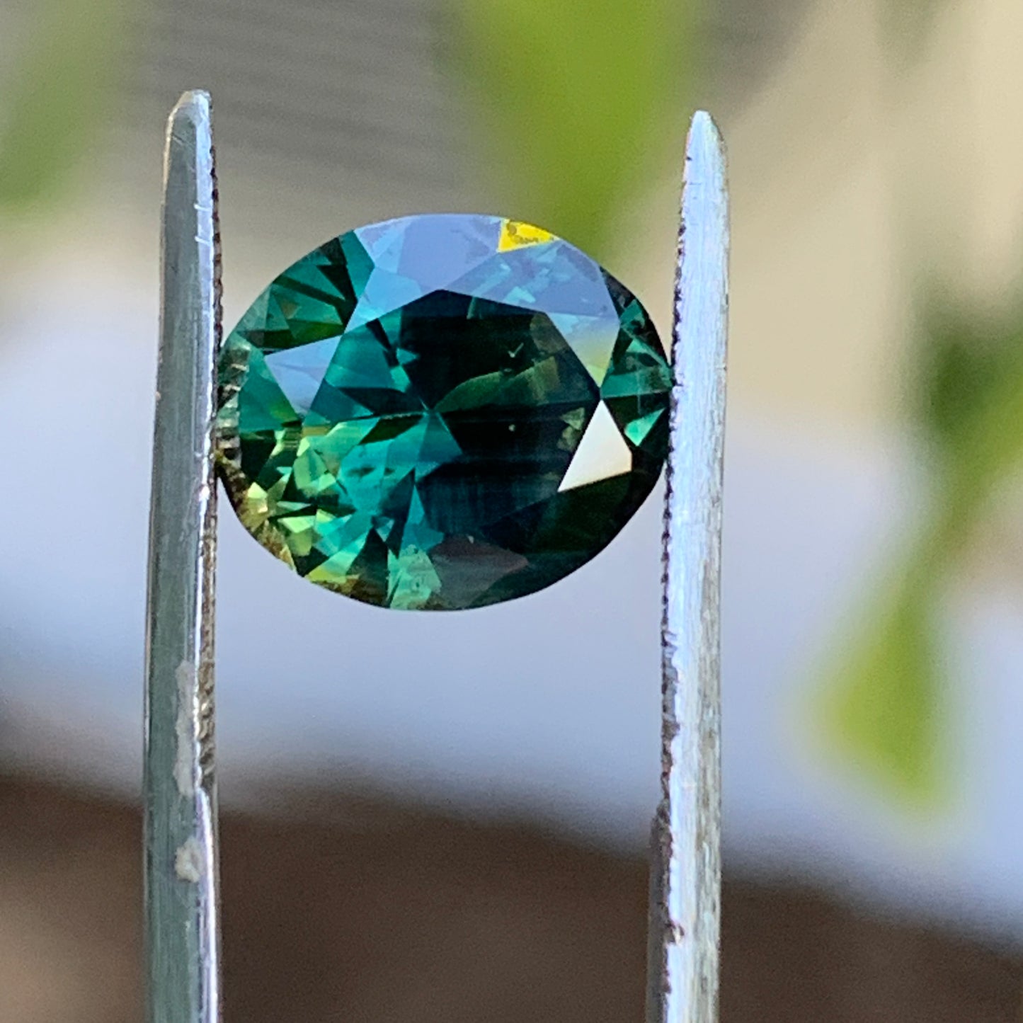 2.55 Teal Oval Australian Sapphire - unheated