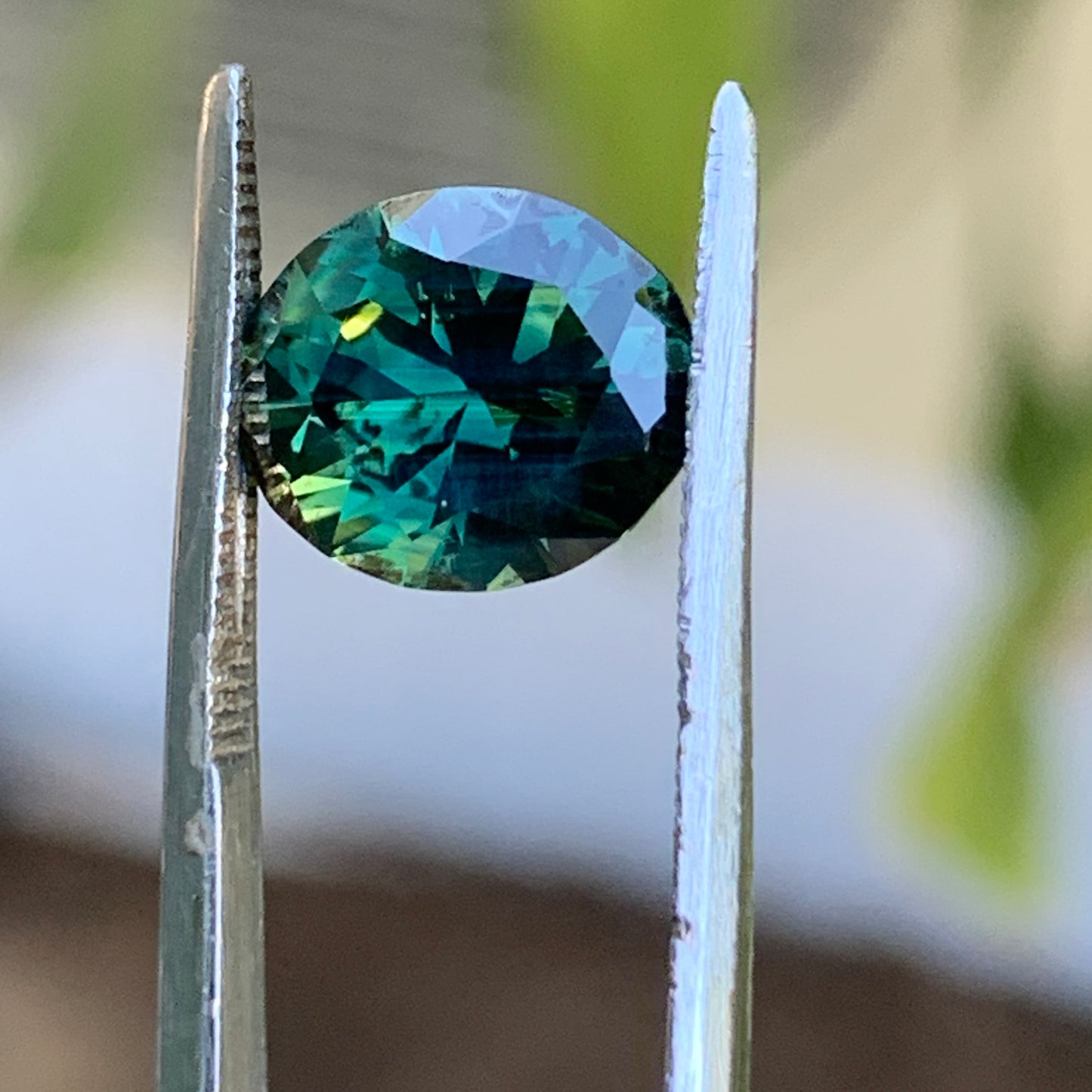 2.55 Teal Oval Australian Sapphire - unheated