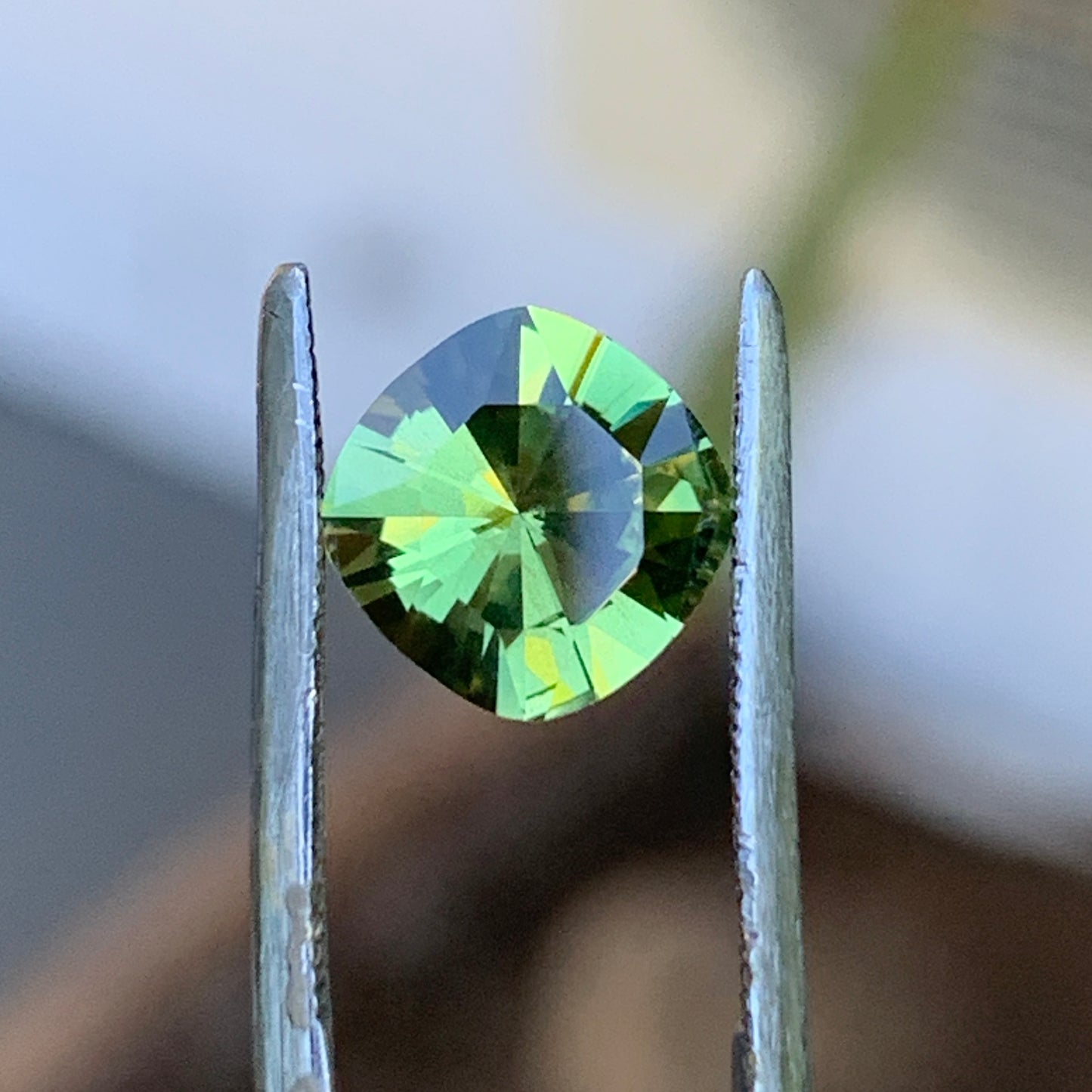 1.4ct cushion parti australian sapphire - unheated