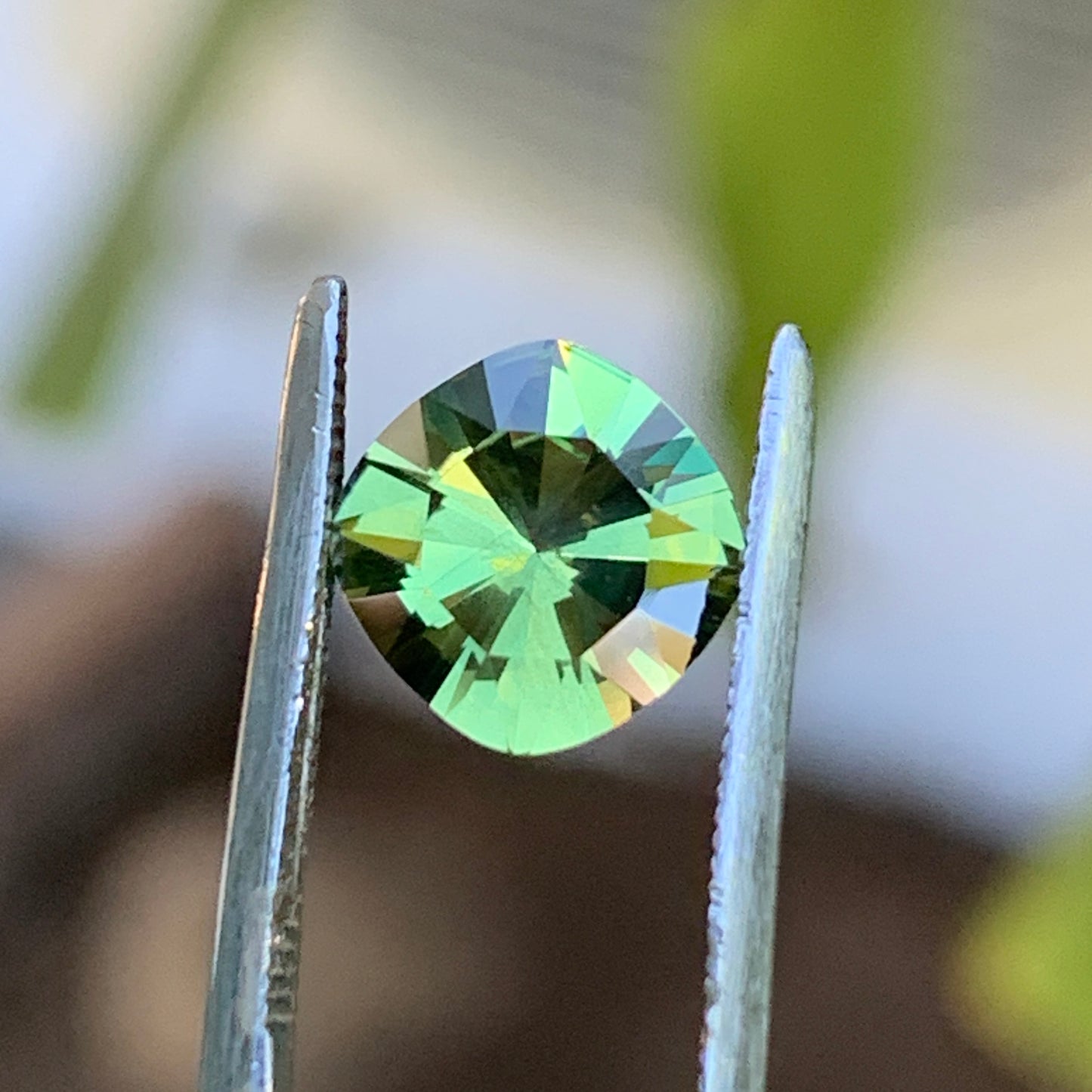 1.4ct cushion parti australian sapphire - unheated