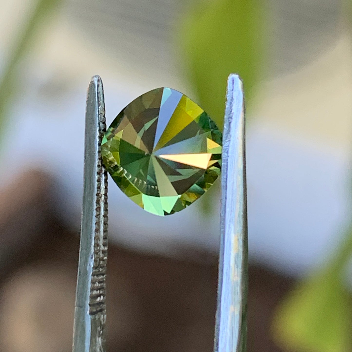1.4ct cushion parti australian sapphire - unheated