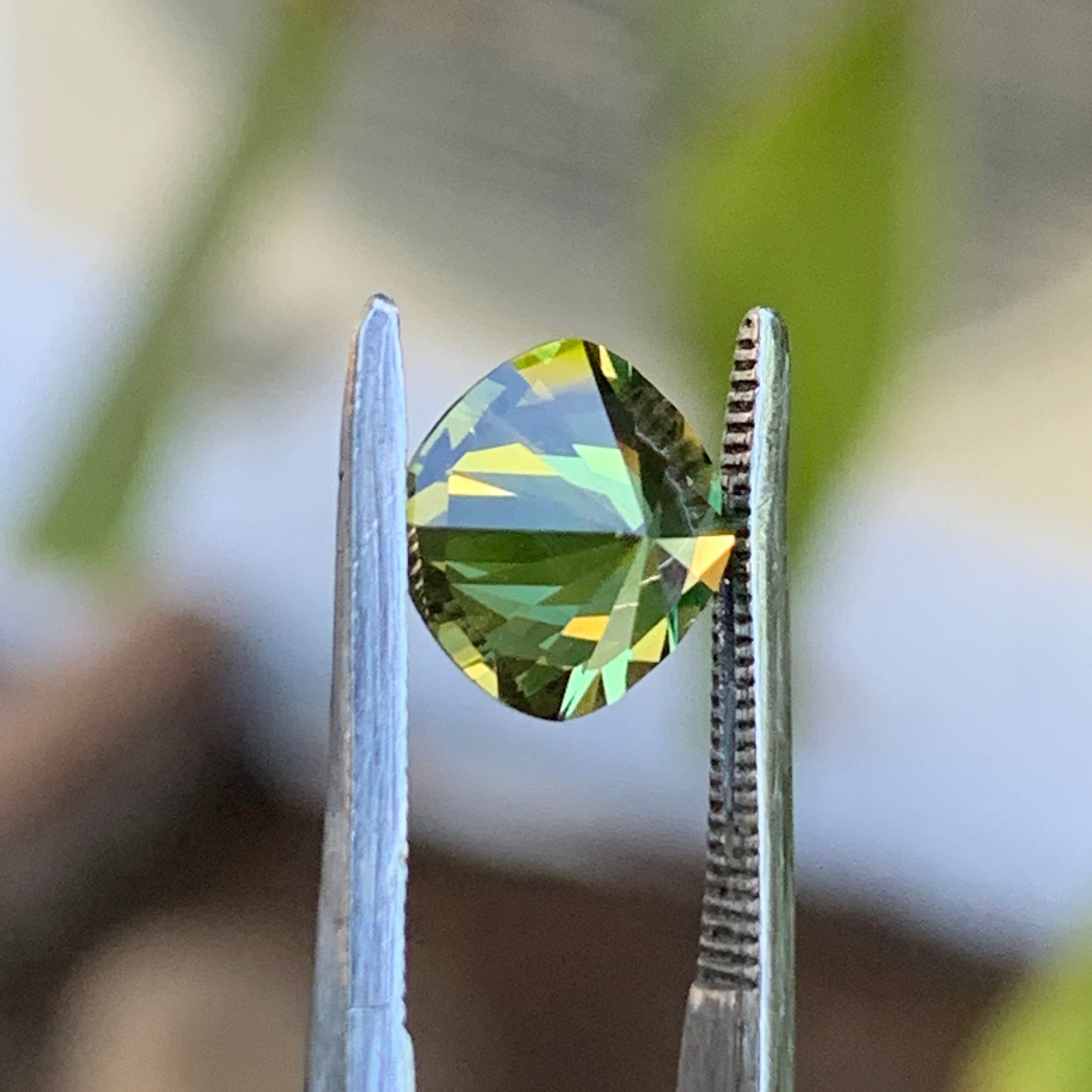 1.4ct cushion parti australian sapphire - unheated