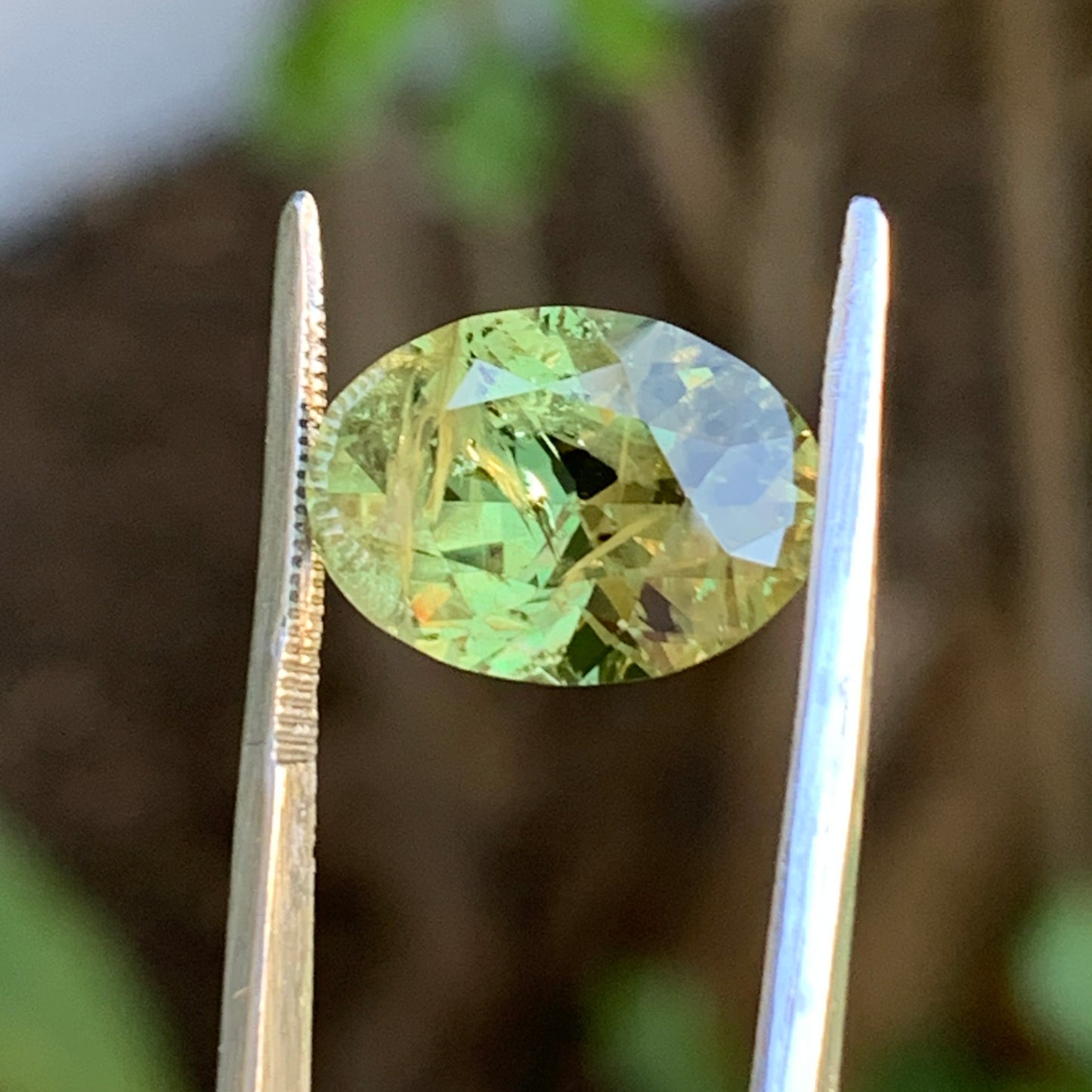 5.75ct oval yellow Australian sapphire