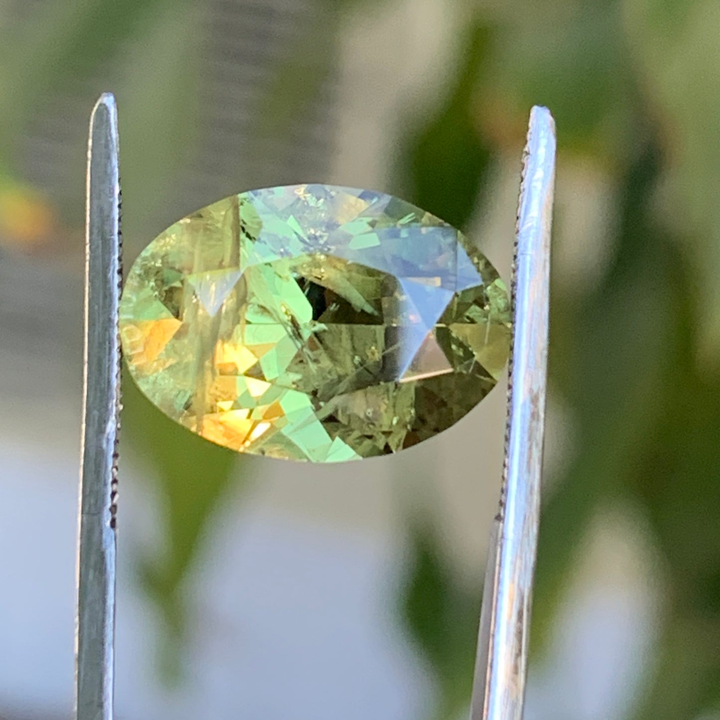 5.75ct oval yellow Australian sapphire