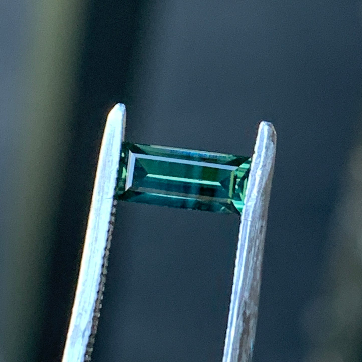 .51pt Teal Emerald cut Australian Sapphire - unheated