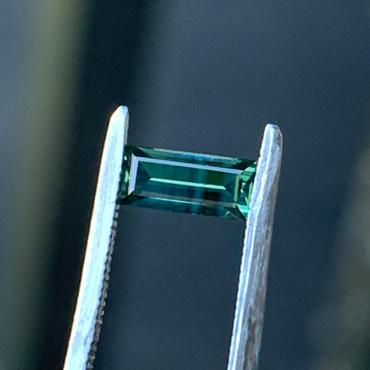 .51pt Teal Emerald cut Australian Sapphire - unheated